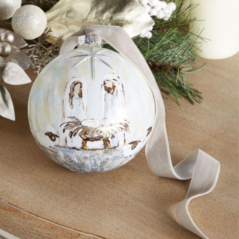 Holy Family Ball Ornament